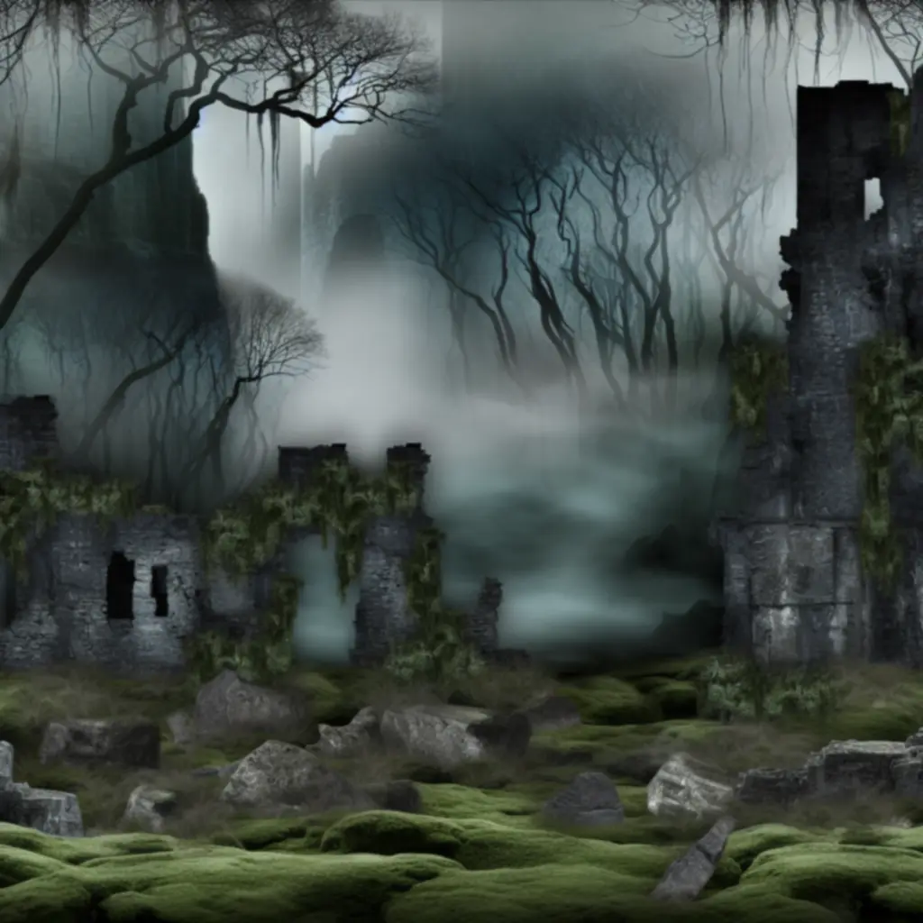 Ponure ruiny i mglista puszcza — zróżnicowane lokacje dark-fantasy